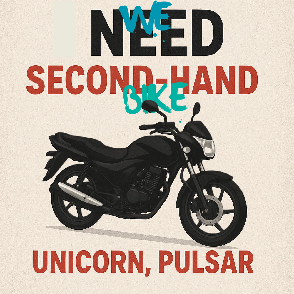 we need 50 second hand Bike - 1