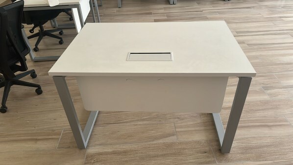 staff office desk white - 1