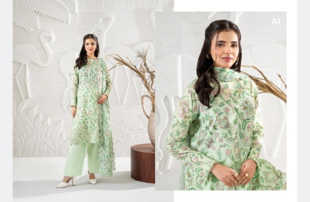 ruhey suken by gull Jee 3 piece - 1