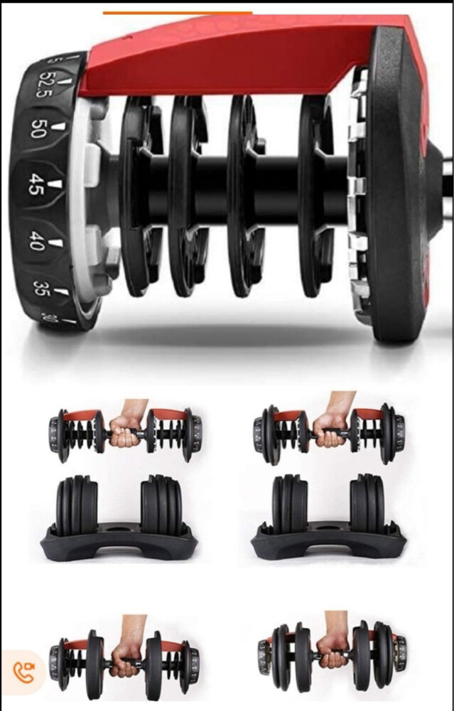 Adjustable dumbbell 48 kg - 7