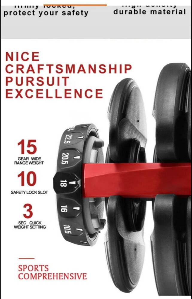Adjustable dumbbell 48 kg - 6