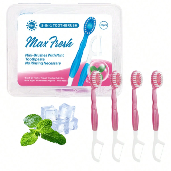Max Fresh 5-in-1 Mini Toothbrush - 2