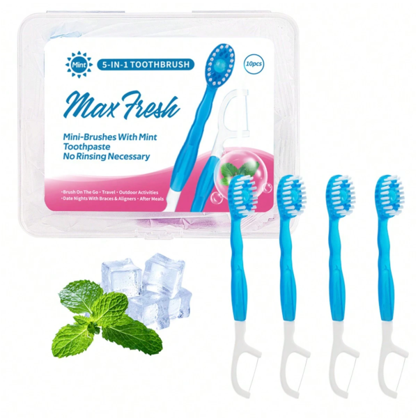 Max Fresh 5-in-1 Mini Toothbrush - 1