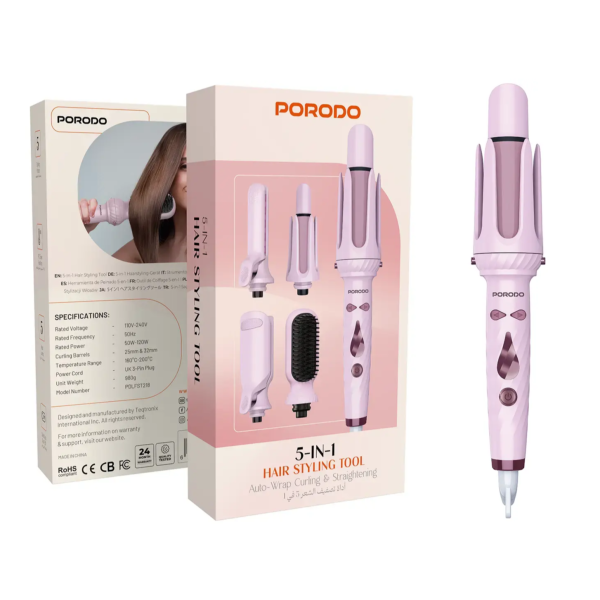 Porodo 5-In-1 Hair Styling Tool - 1
