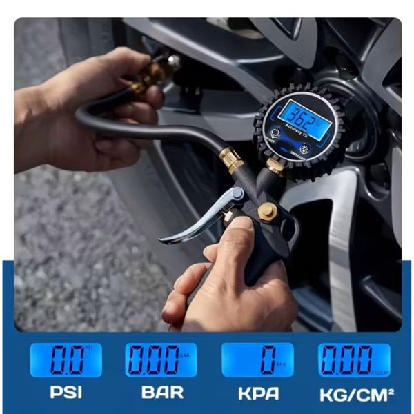 Heavy-Duty Digital Pressure Gauge - 4