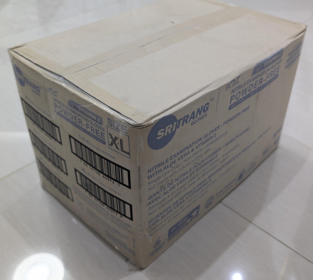 SriTrang AloeTouch Nitrile Gloves - 7