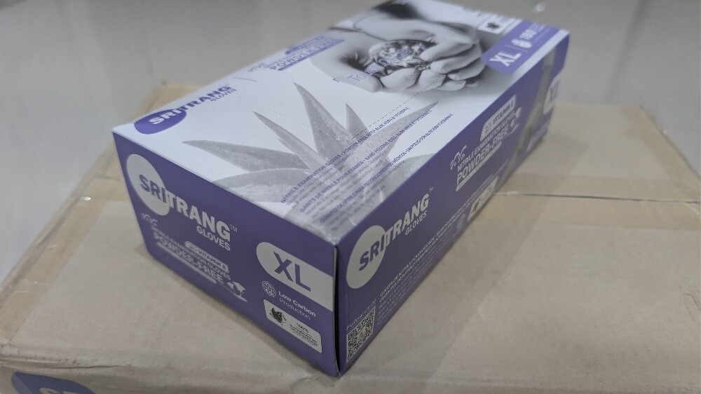 SriTrang AloeTouch Nitrile Gloves - 1