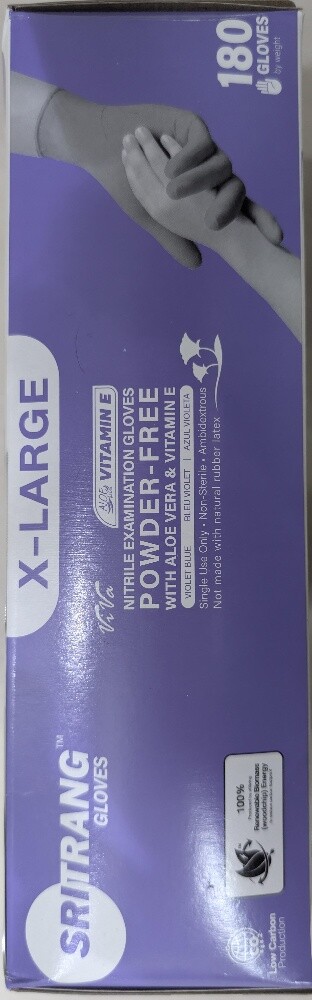 SriTrang AloeTouch Nitrile Gloves - 3