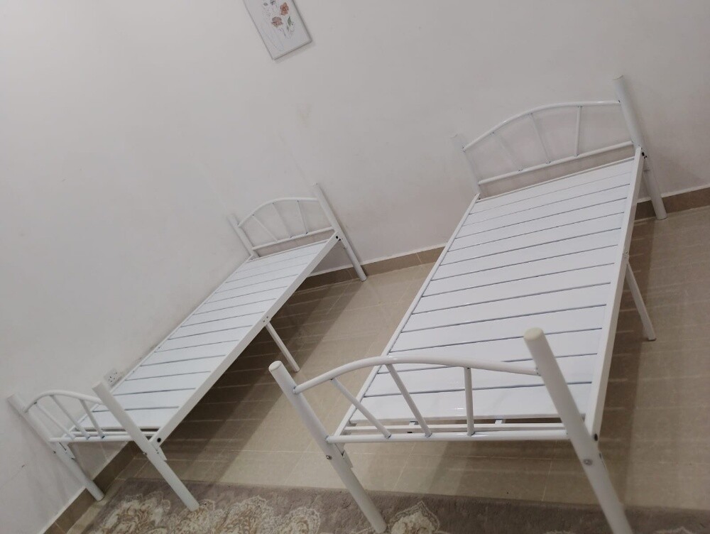 new steel single bed available - 13