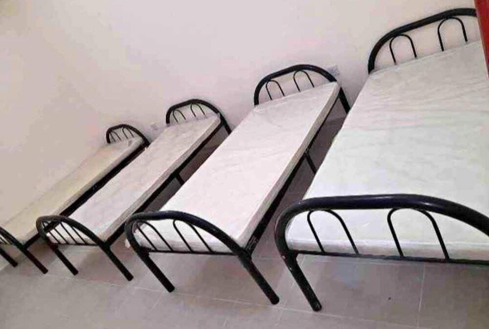 new steel single bed available - 4