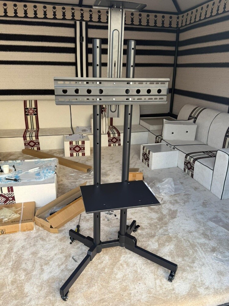 tv stand with wheel or tyre - 1