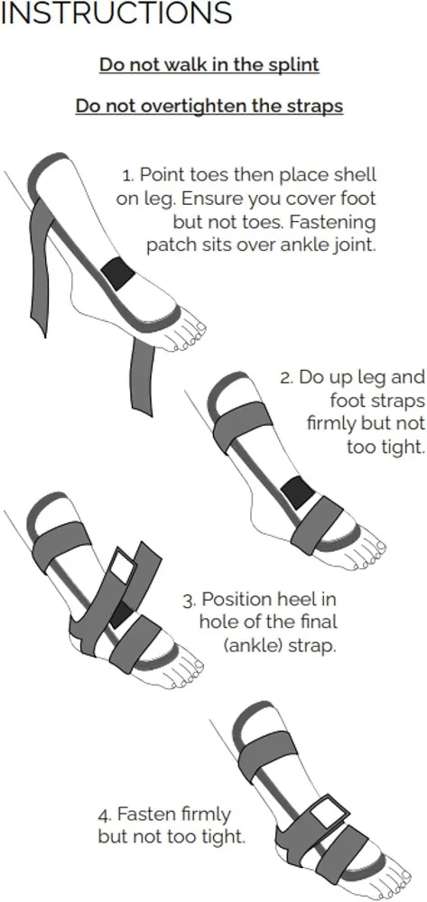 Achilles Tendon Rupture Splint - 3