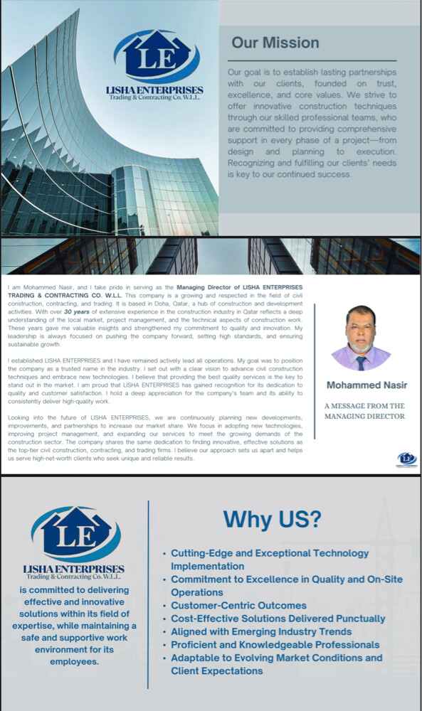 LISHA ENTERPRISES TRADING & CONT  - 5