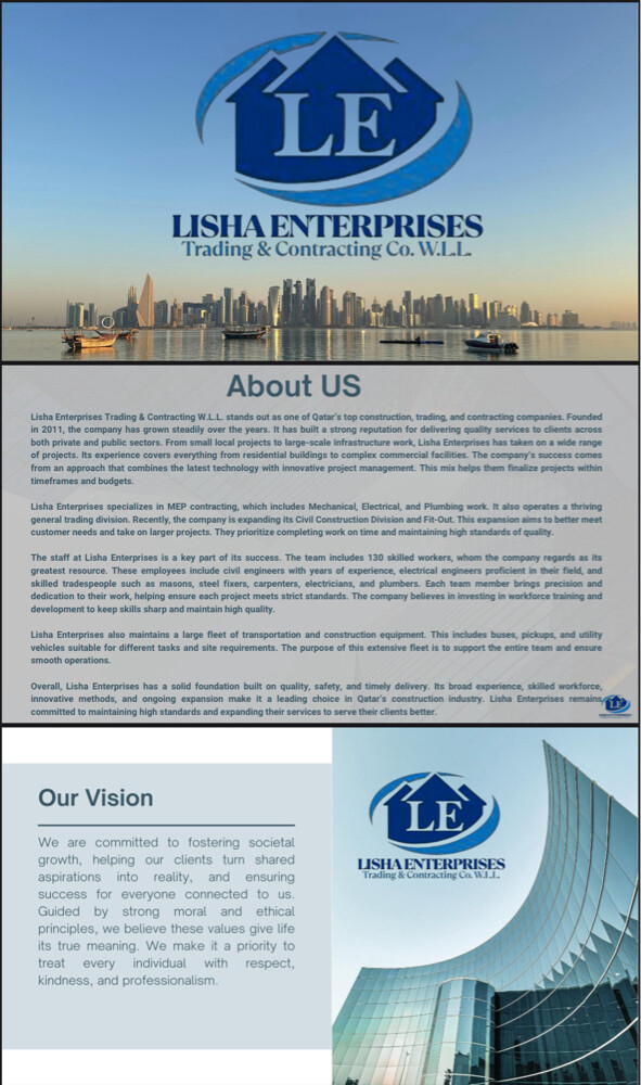 LISHA ENTERPRISES TRADING & CONT  - 4