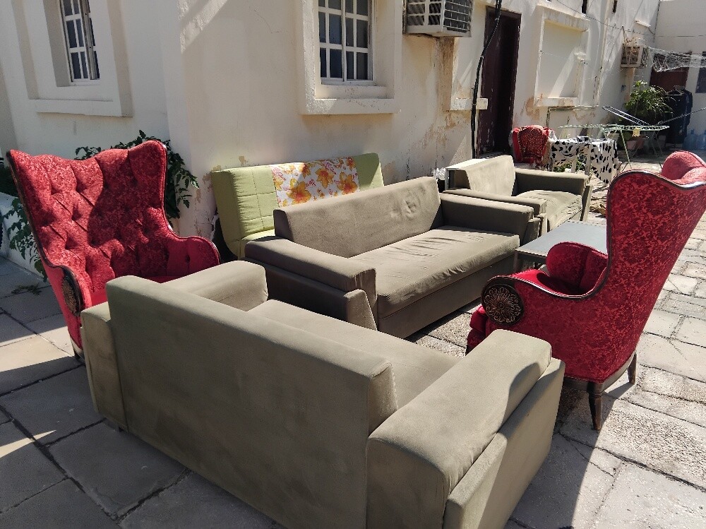 sofa, 6 pcs , excellent condition - 4