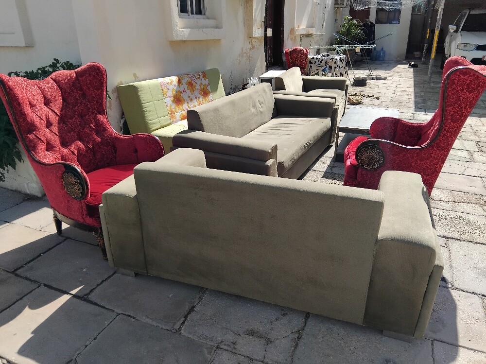 sofa, 6 pcs , excellent condition - 5