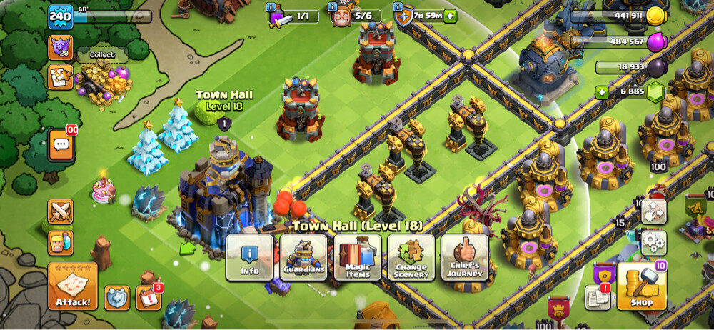 Clash Royal+Clash of clans Acc - 16
