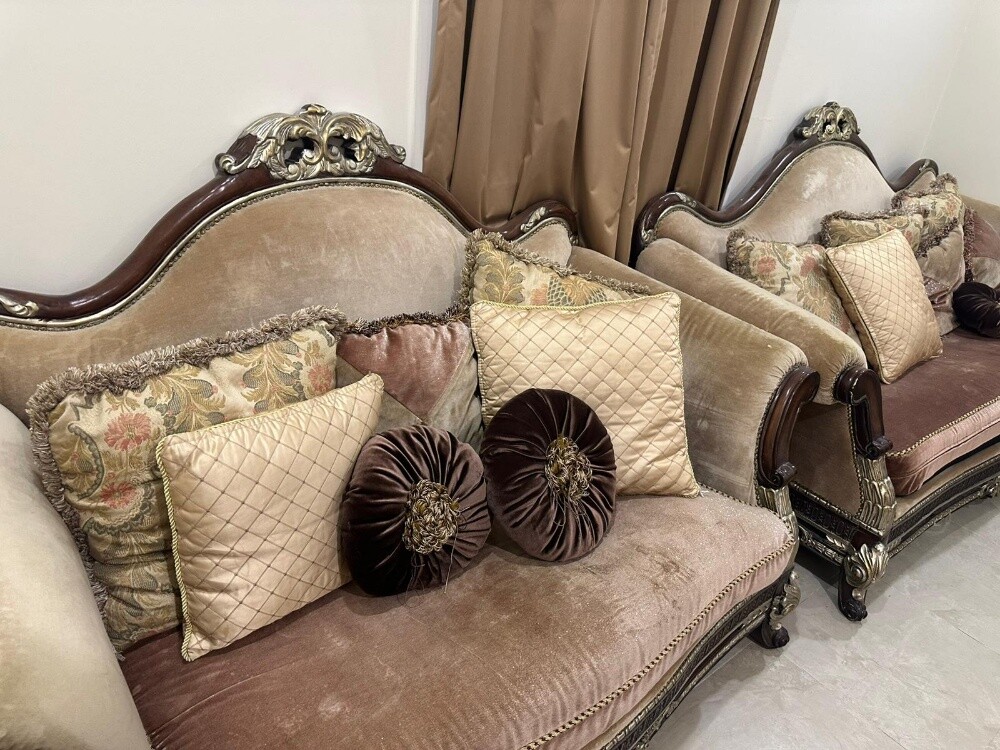 للبع طقم كنب من 3 قطع - 4