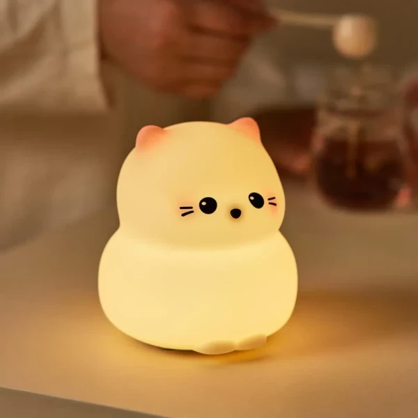 Kitty Silicone Cat Night Light - 2