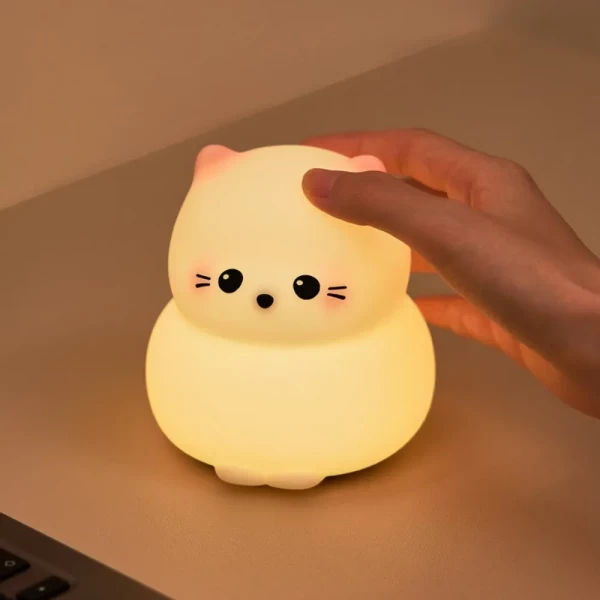 Kitty Silicone Cat Night Light - 1