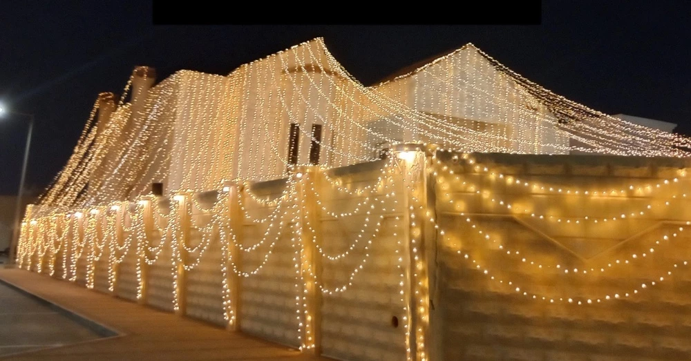 Wedding lighting decoration Qatar - 11