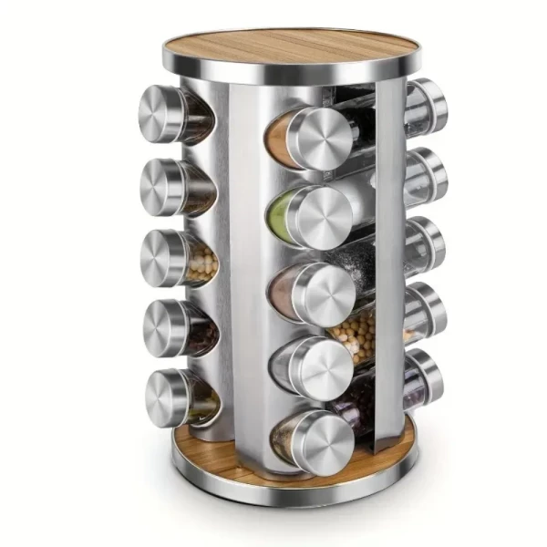 Rotating Seasoning Rack 20 Jars - 4