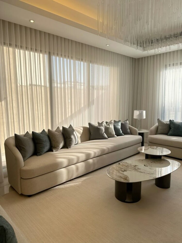 curtains and Sofa's. - 4