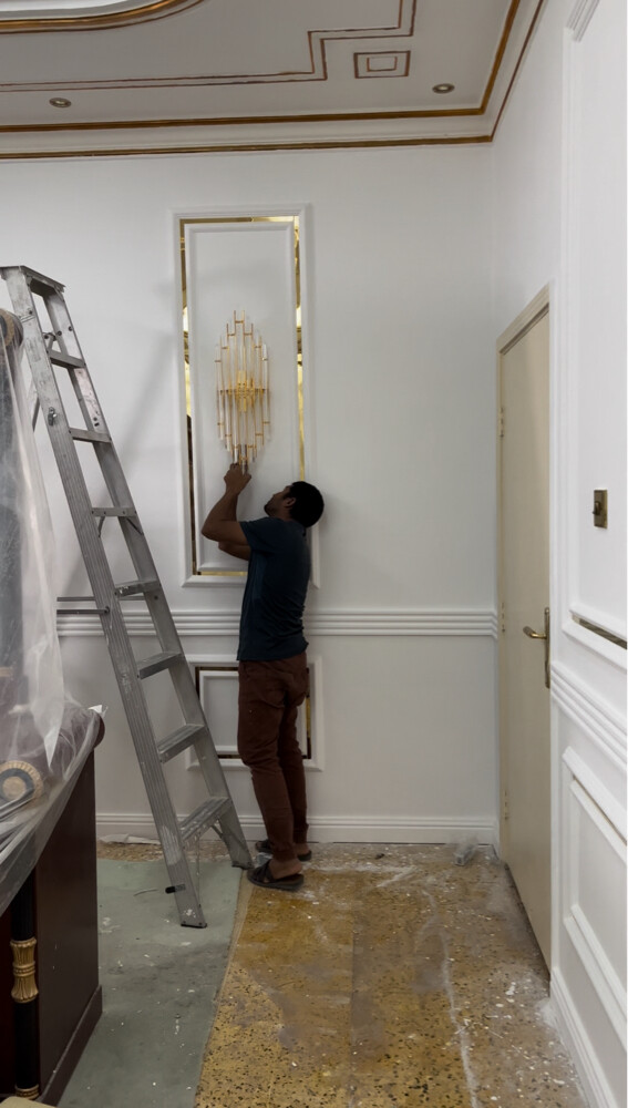 paint and gypsum work  - 10