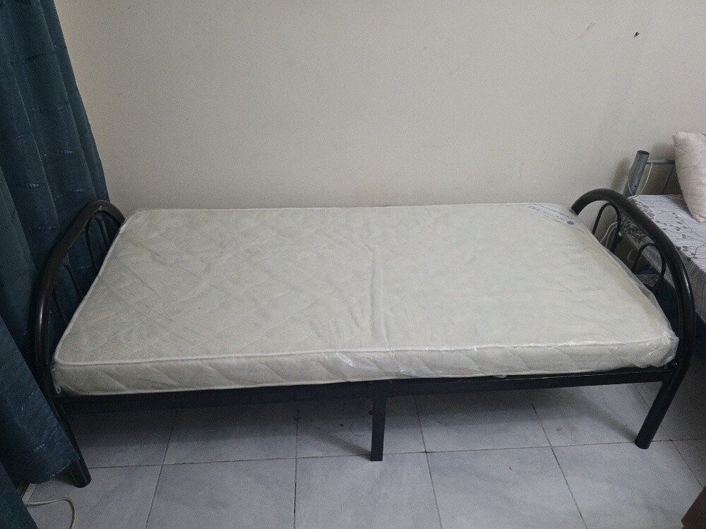 Bed with mattress - 1