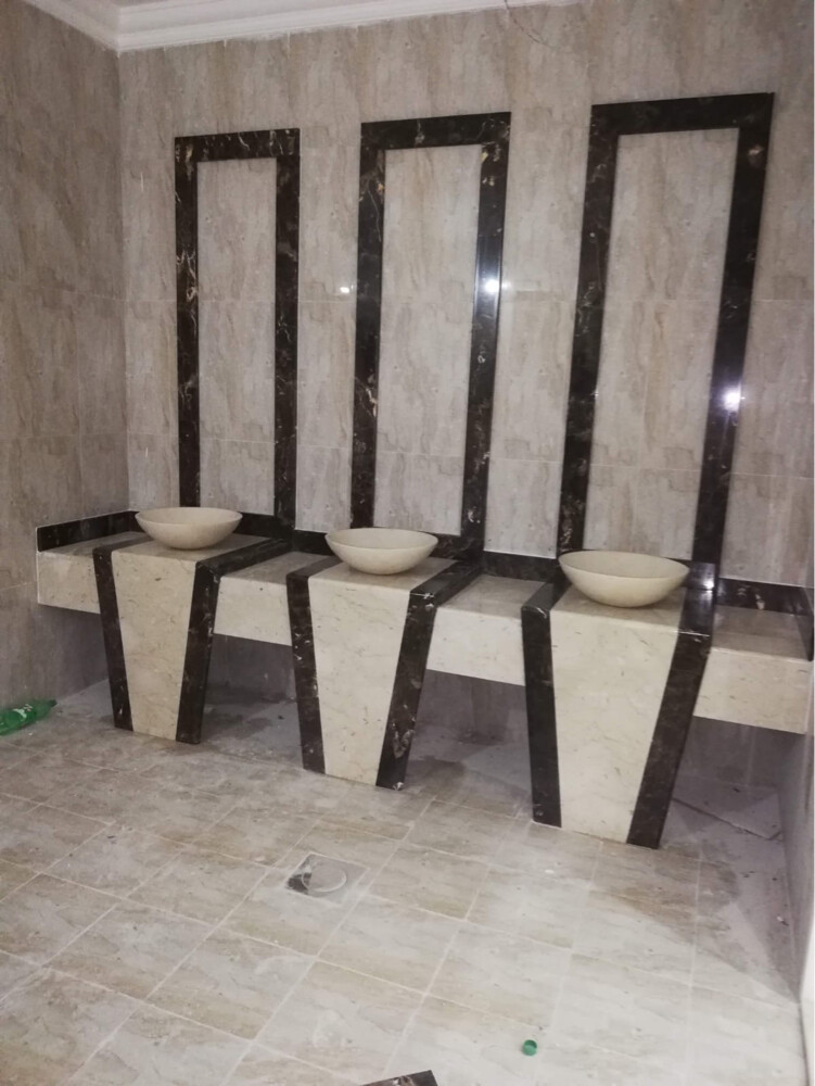 مغاسل رخام وأحواض والدراج - 25