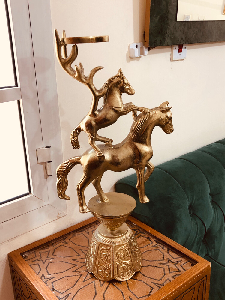 Set of 4Vintage-Style Brass Decor - 4