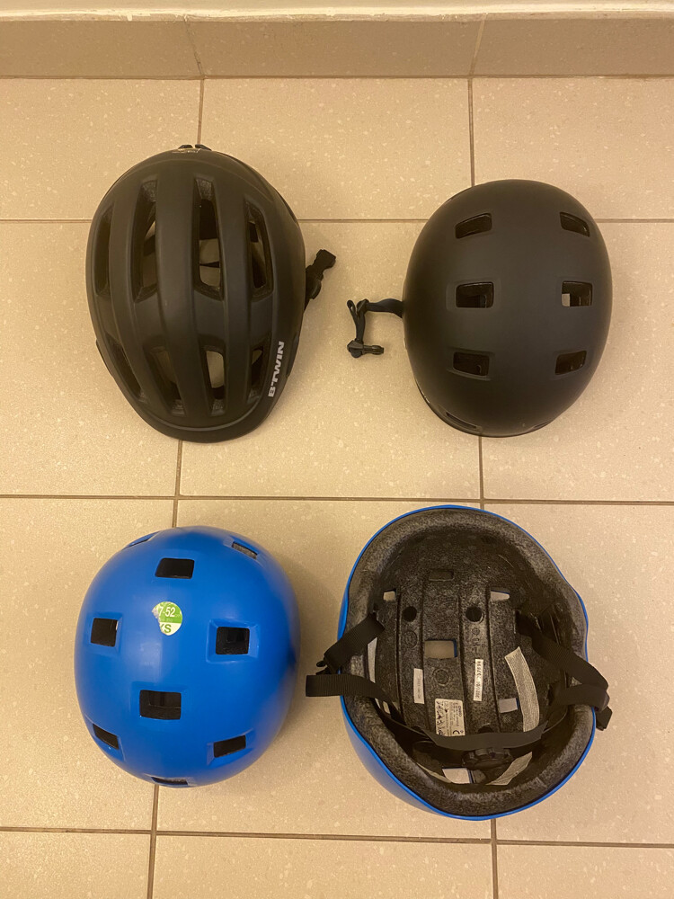 Helmets B-twin and Decathlon  - 8