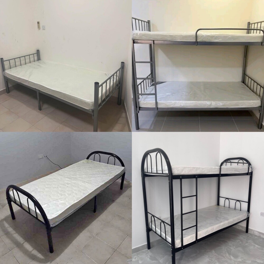 new steel single or double bed - 3