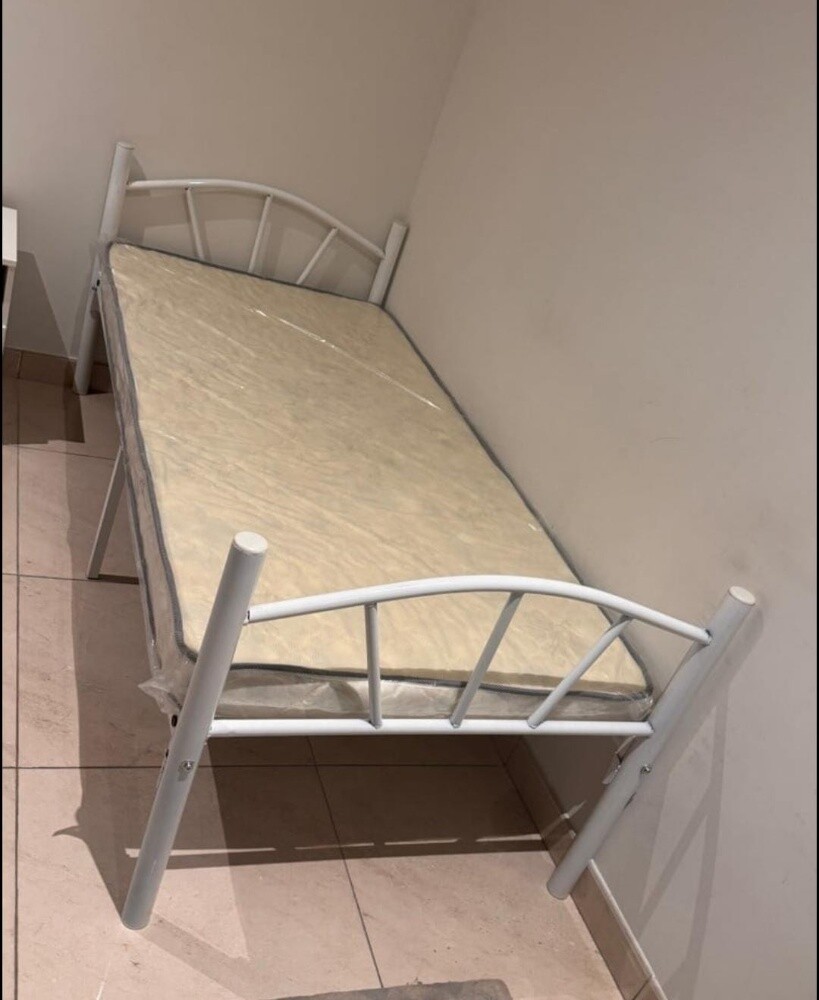 new steel single or double bed - 11