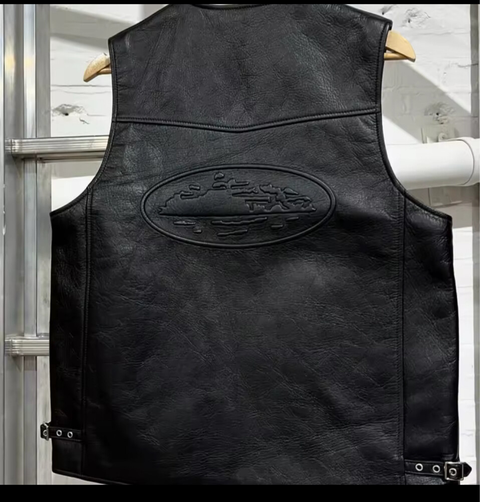 cortez vest leather - 2
