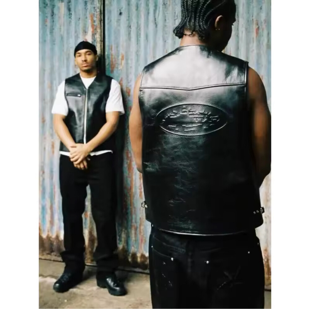 cortez vest leather - 1