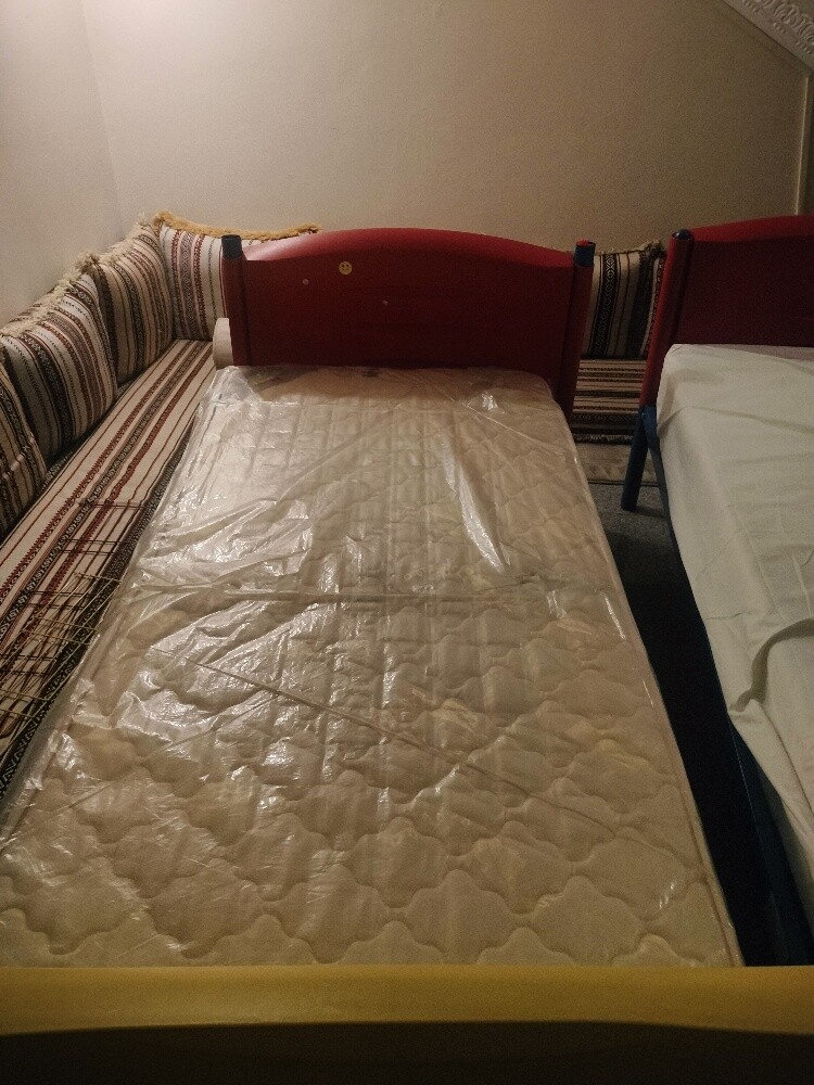 two single bed with table - 1