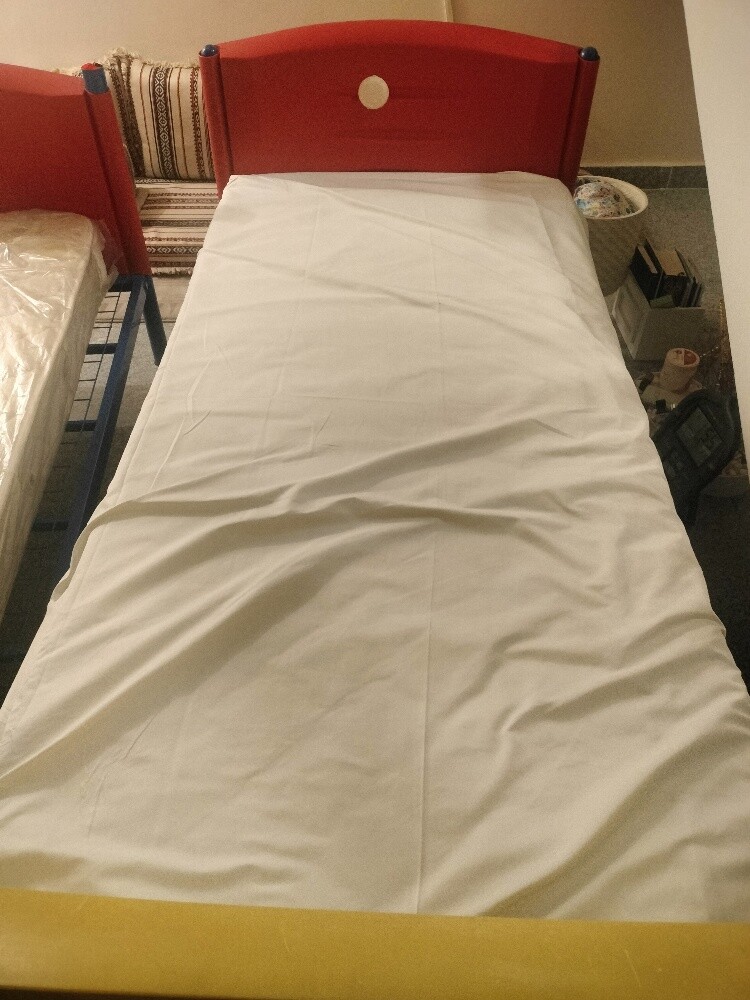 two single bed with table - 2