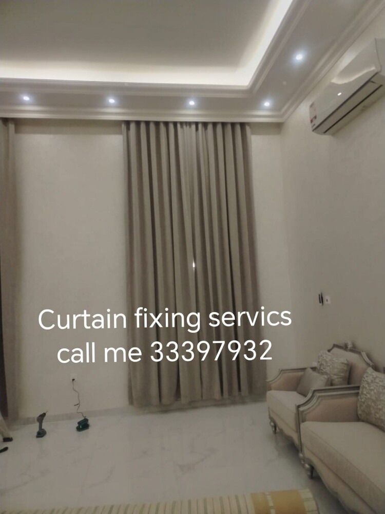curtain fixing service - 1