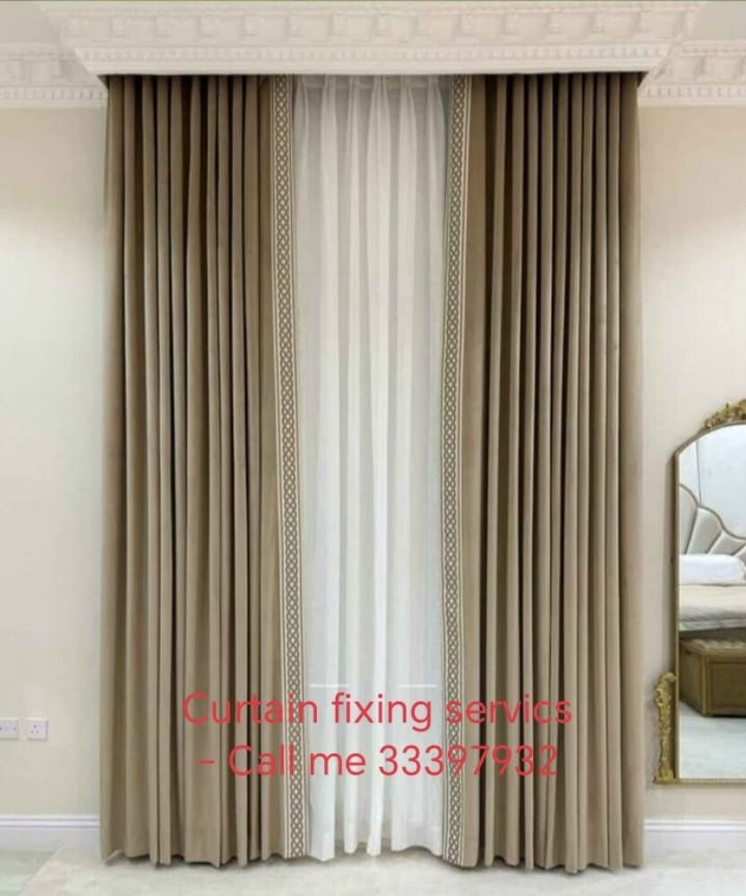 curtain fixing service - 2