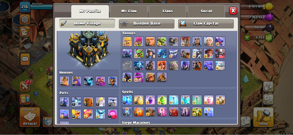 Clash of clan Account For sale - 7
