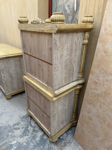سرير نفر تسريحه وكمودينه  - 2