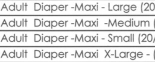 Adult diapers  - 1