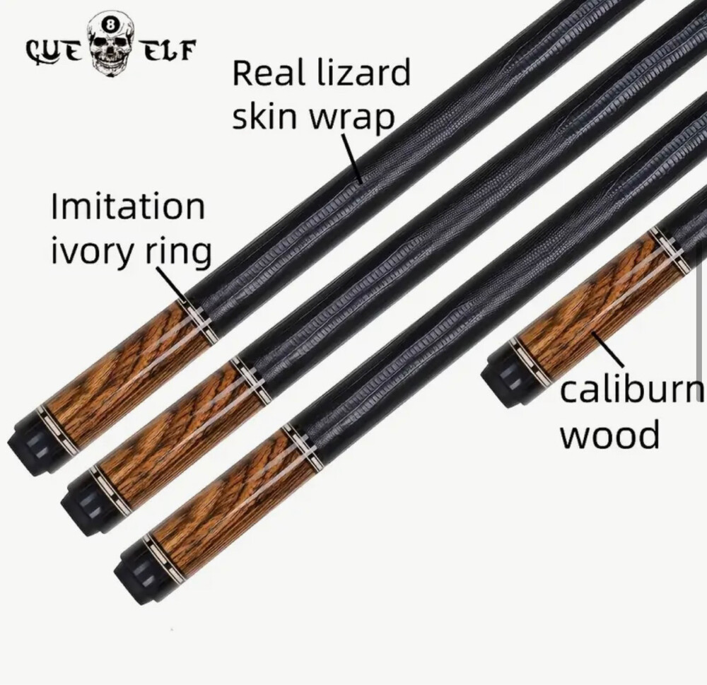 real wood pool cue from cue elf - 2