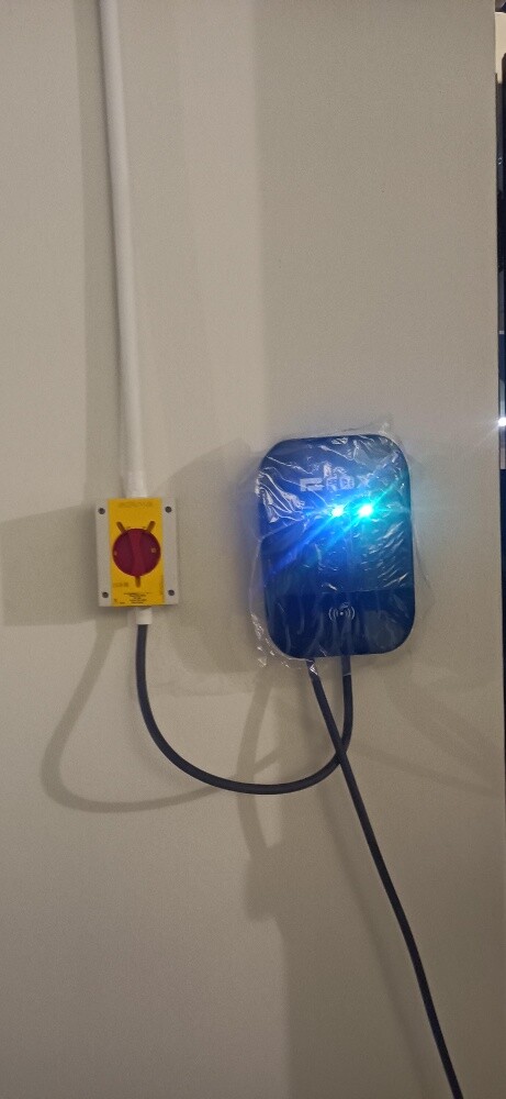 tesla, byd, rox charger install - 4
