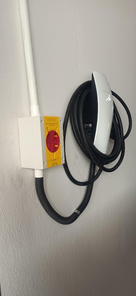 tesla, byd, rox charger install - 8