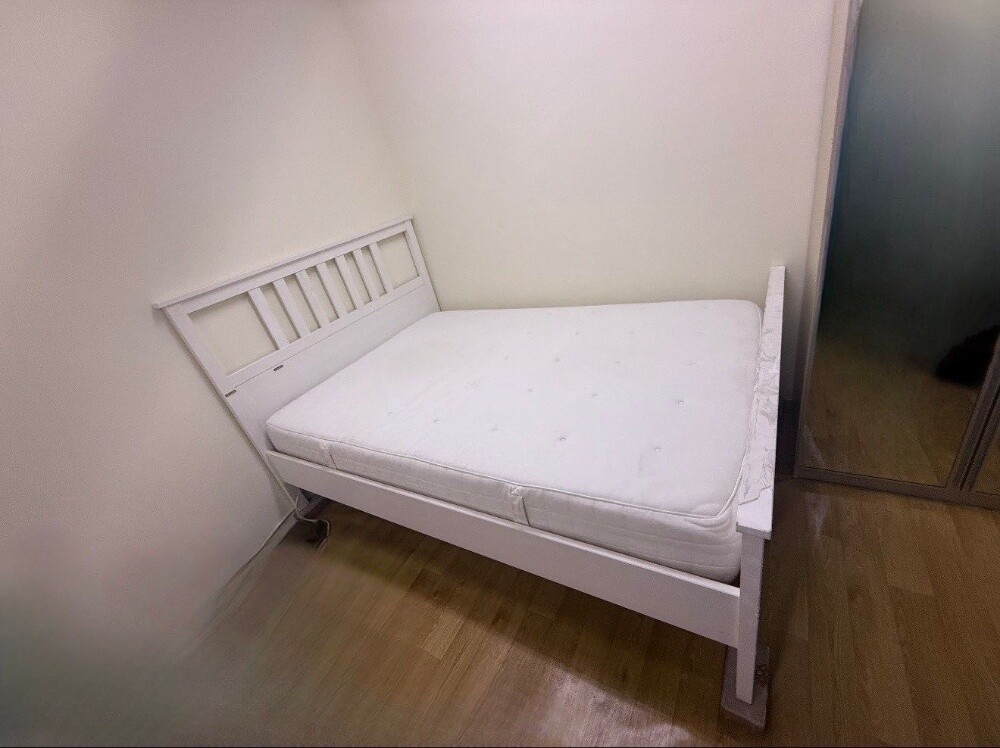 IKEA Double bed with mattress - 1