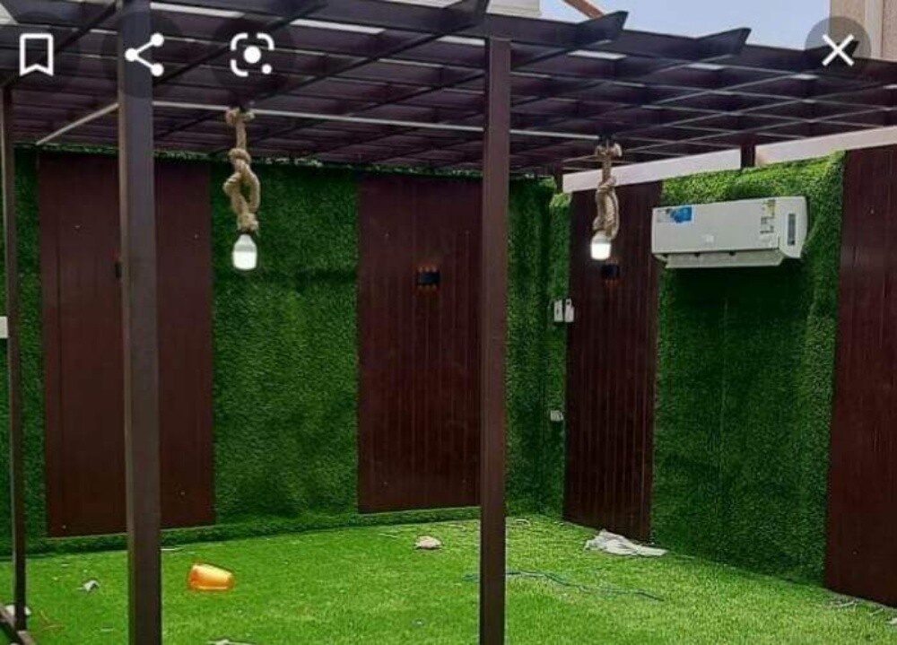 ديكورات عشب صناعى وبرجلات - 5