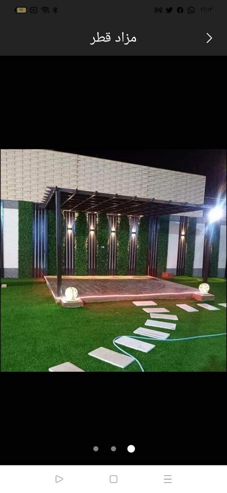 ديكورات عشب صناعى وبرجلات - 1