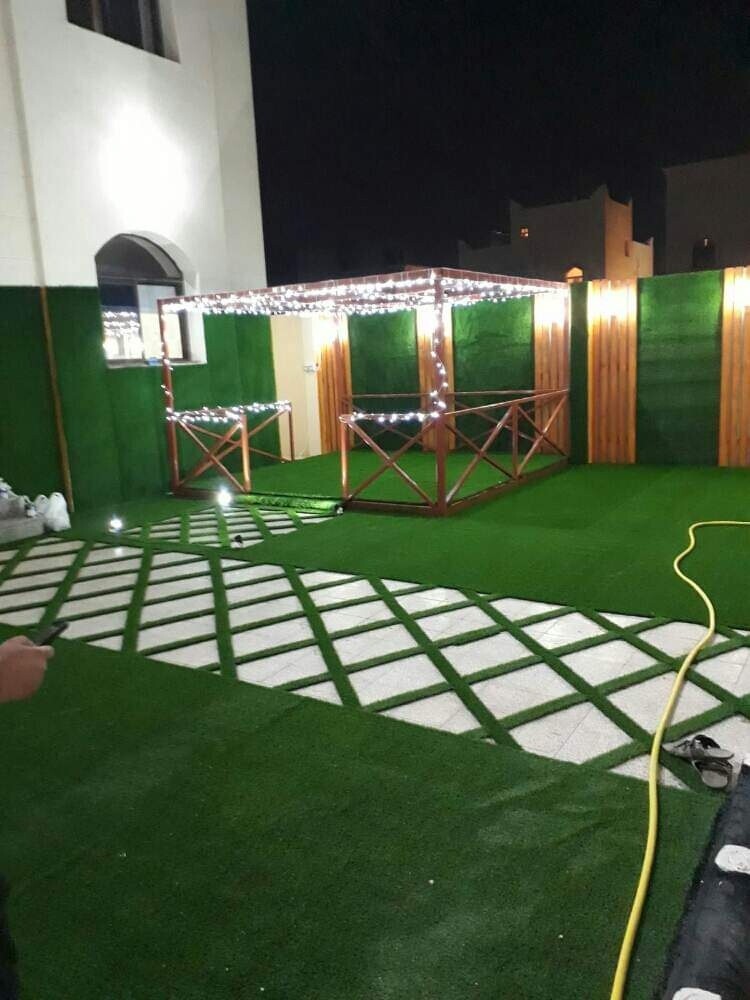 ديكورات عشب صناعى وبرجلات - 4
